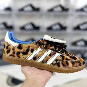 Adidas x Wales Bonner Samba Pony Leopard Print Women's